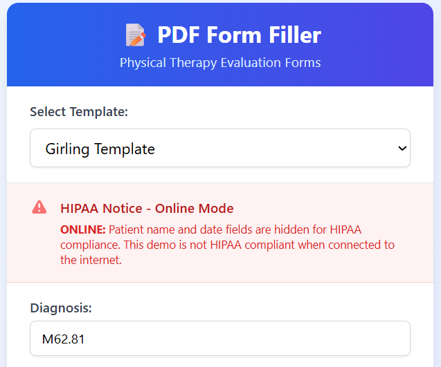 PDF Filler Application
