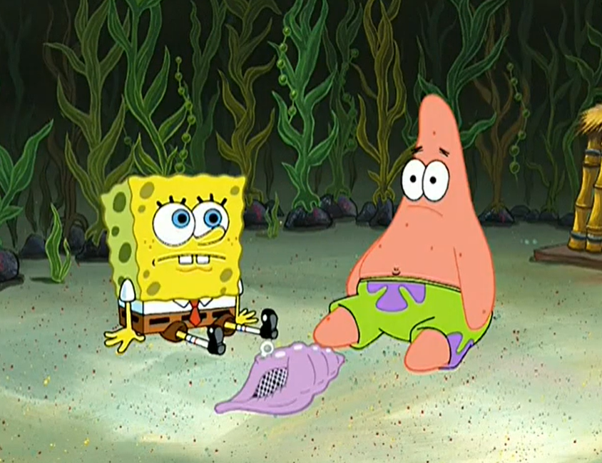 SpongeBob doing nothing